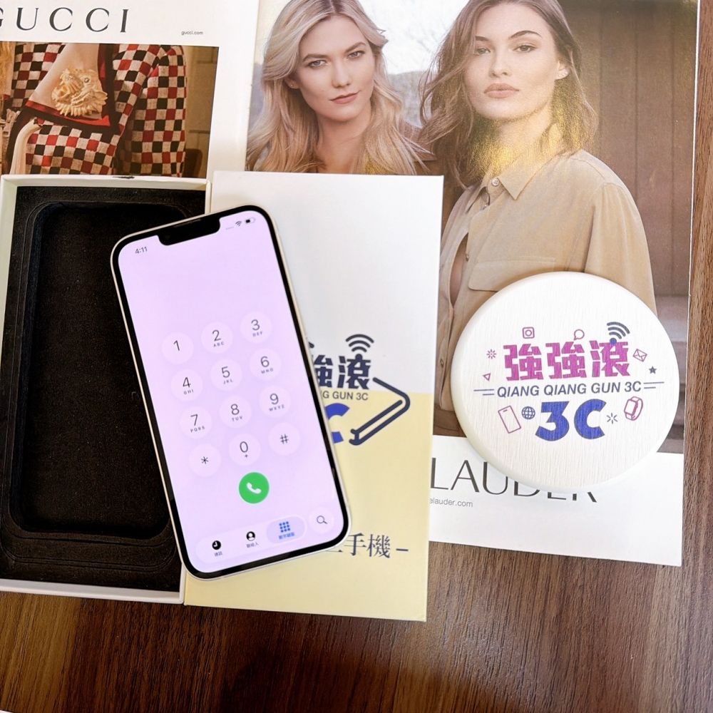 鹽行-二手 iPhone13 256G 白色#80059（店家保365天）