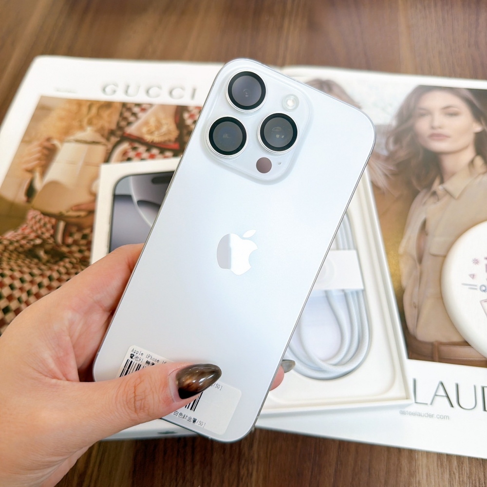 鹽行-二手 iPhone16 pro 256G 白色#32866（店家保365天）