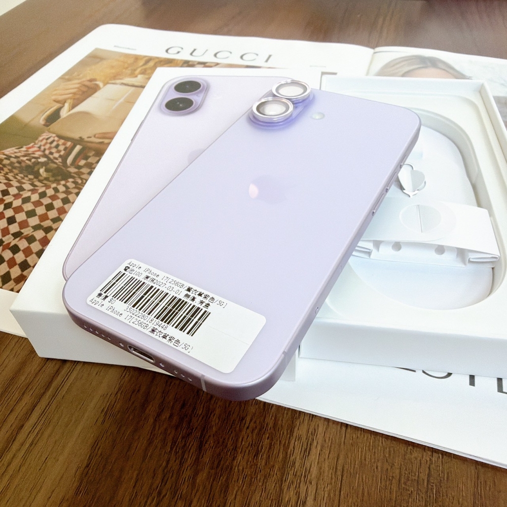 鹽行-二手 iPhone17  256G 紫色#19448（原廠保內）