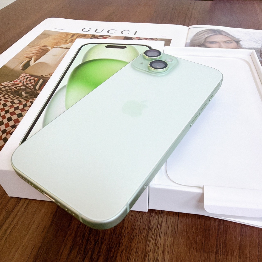 鹽行-二手 iPhone15 - 128G 綠色#35224（店家保365天）