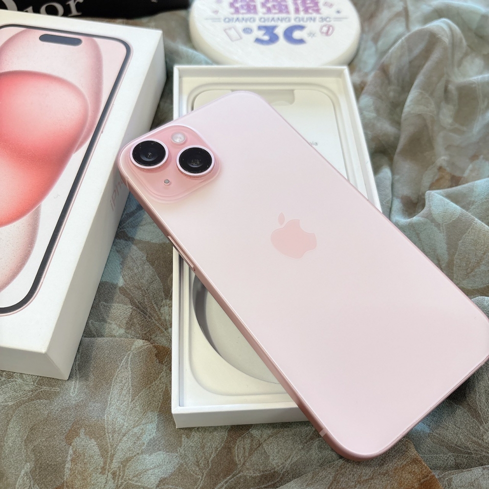 二手 iPhone15 128G 粉色*81015(店家保固)