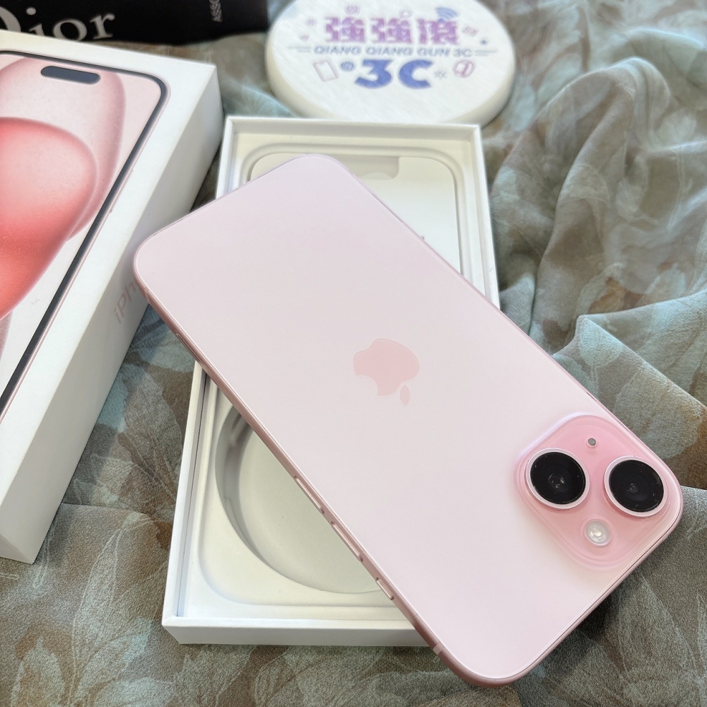 二手 iPhone15 128G 粉色*81015(店家保固)