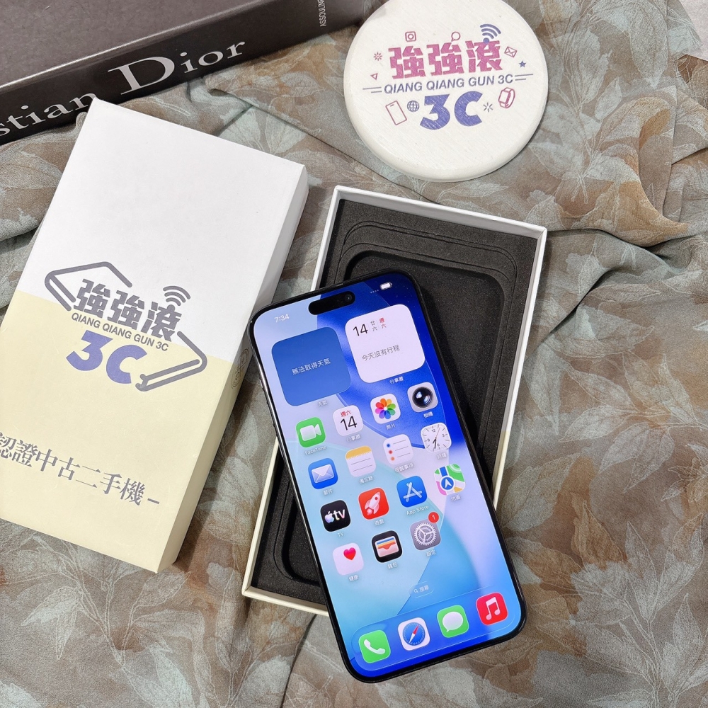 二手 iPhone15ProMax 256G 藍色*05465（店家保固）