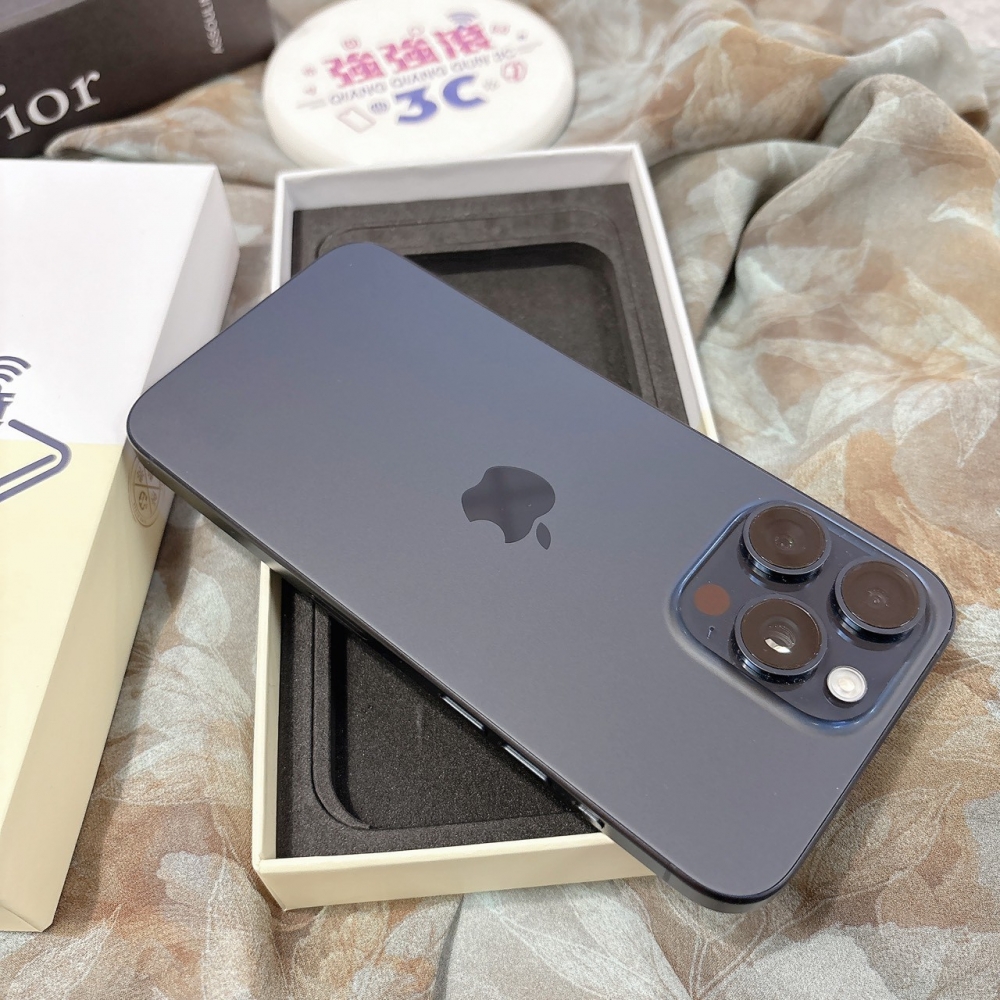 二手 iPhone15ProMax 256G 藍色*05465（店家保固）