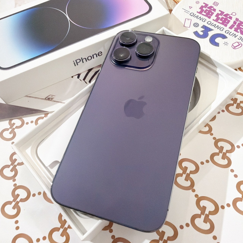 善化-二手 iPhone14 Pro Max 128G 紫色 #37204（店家保固365天）
