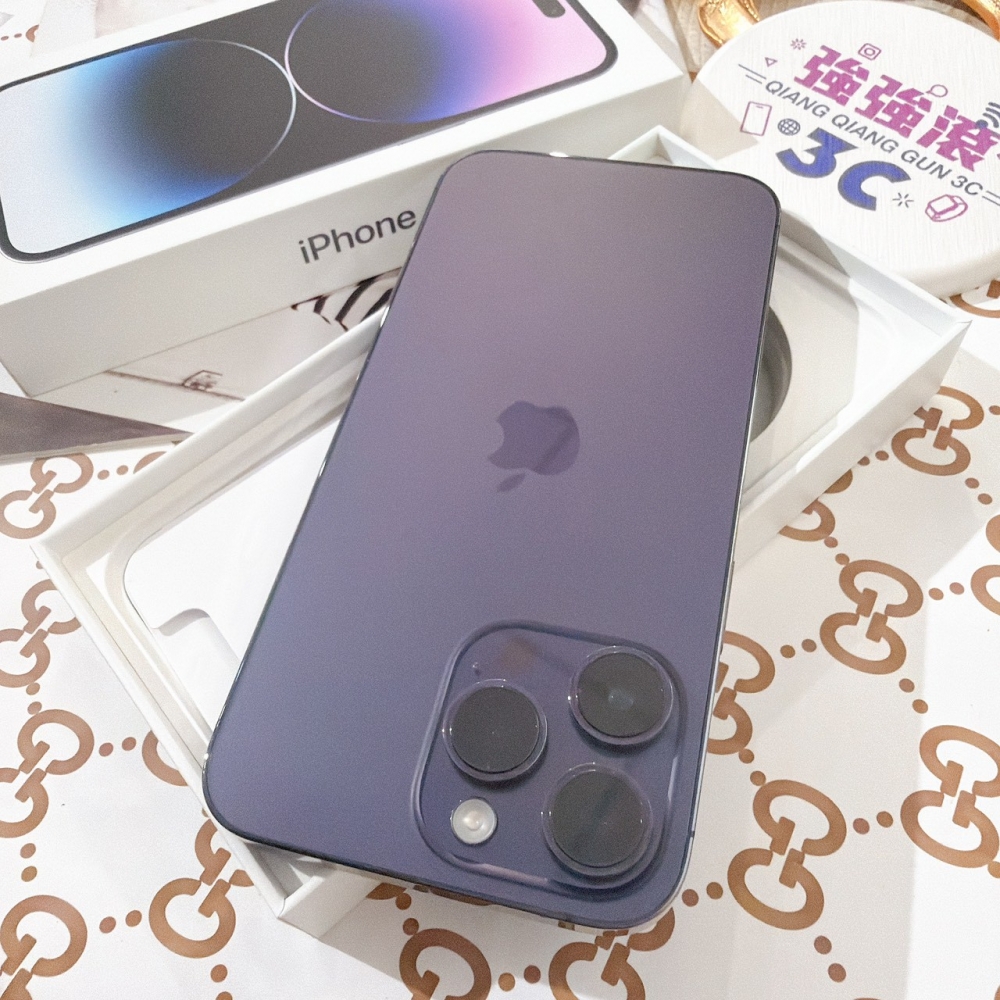 善化-二手 iPhone14 Pro Max 128G 紫色 #37204（店家保固365天）