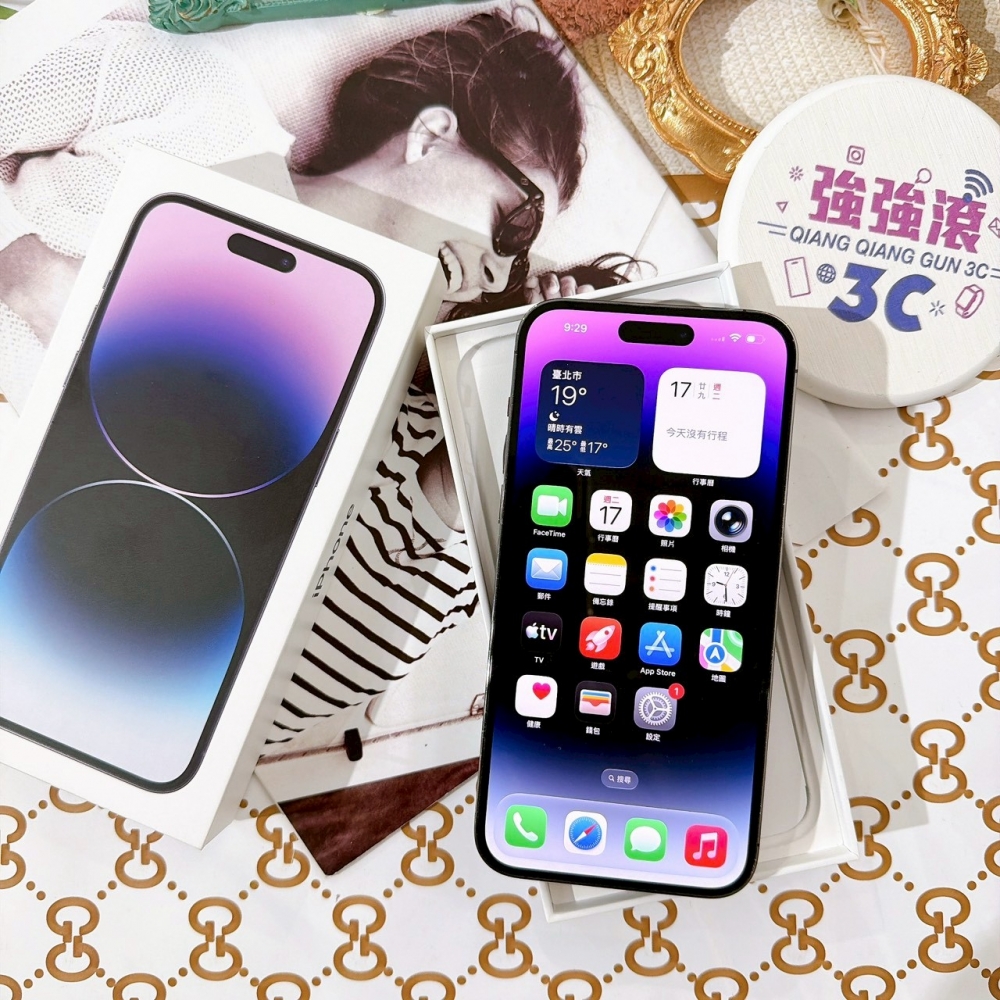 善化-二手 iPhone14 Pro Max 128G 紫色 #37204（店家保固365天）