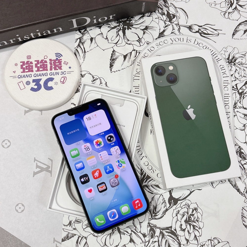 二手 iPhone13 128G 綠色*67005（店家保固）