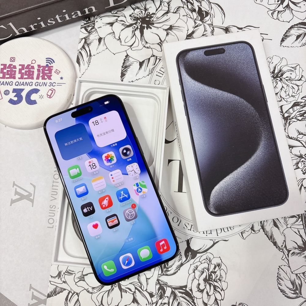 二手 iPhone15ProMax 256G 藍色*61361（店家保固）