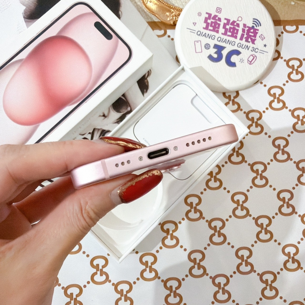 善化-二手iPhone15 128G 粉色*75632（店家保固）