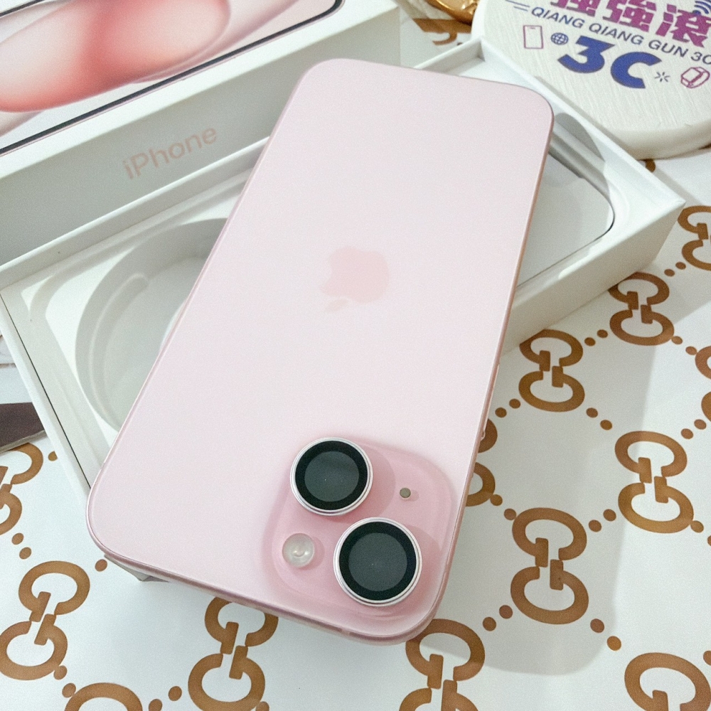 善化-二手iPhone15 128G 粉色*75632（店家保固）