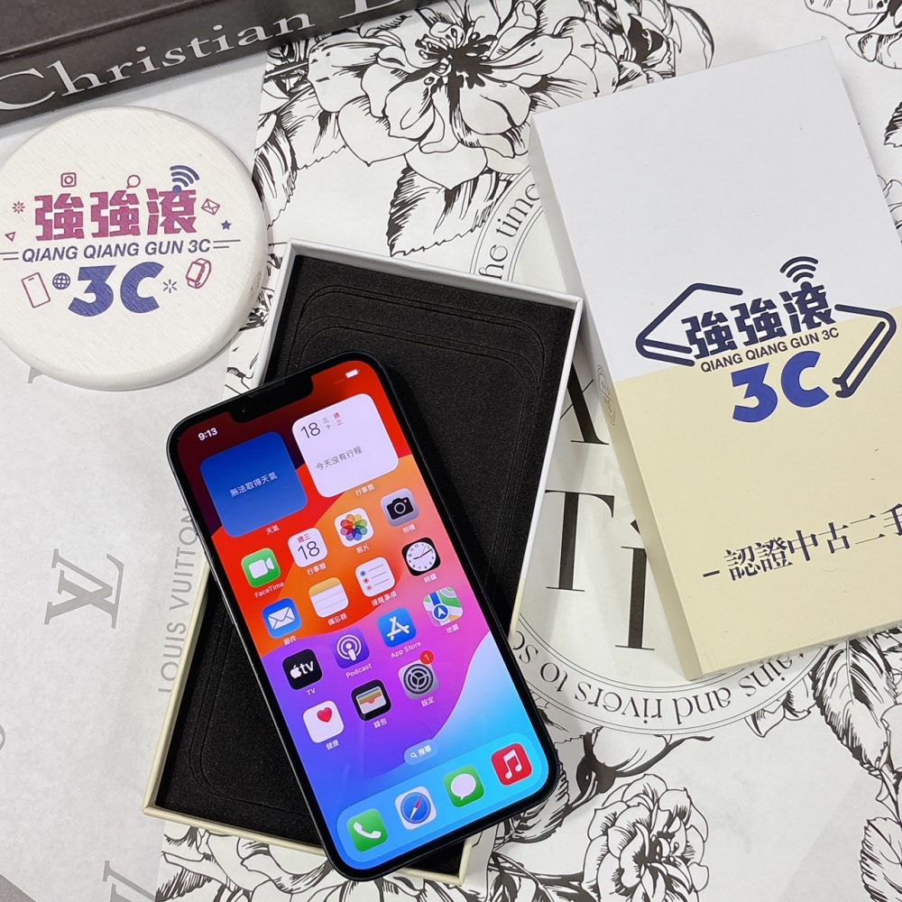 二手 iPhone13 128G 黑色*56774（店家保固）