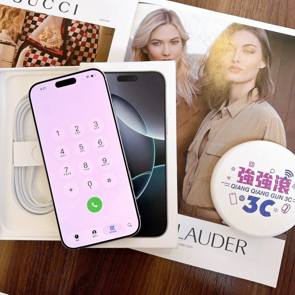 鹽行-二手 iPhone16 promax 256G 白色#60396（原廠保內）