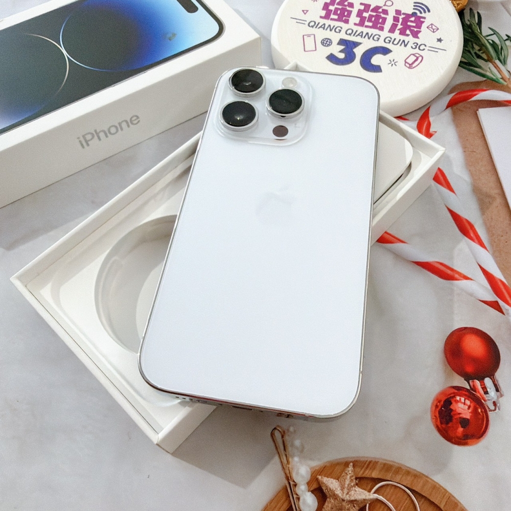 善化-二手iPhone14 Pro 256G  銀色 #30371（店保365天）