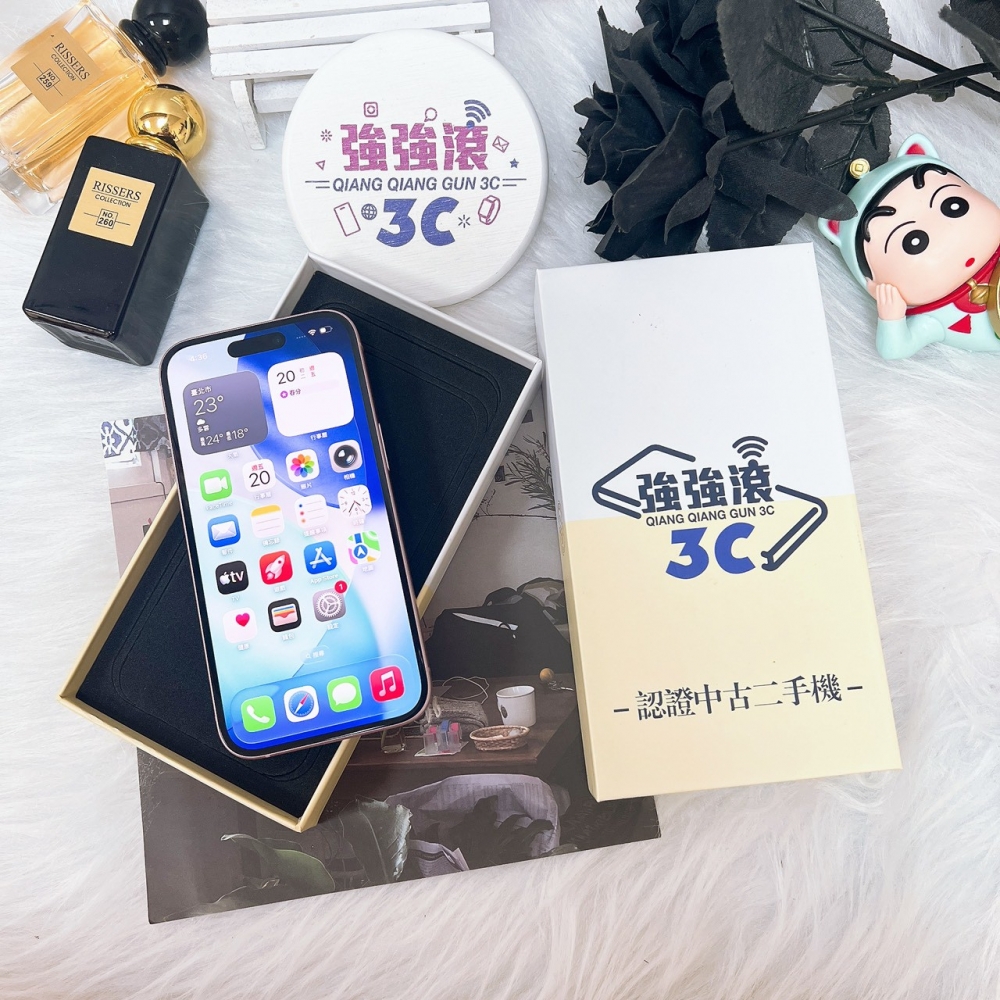 佳里-二手 iPhone15-256G 粉色#18556（店保365天）