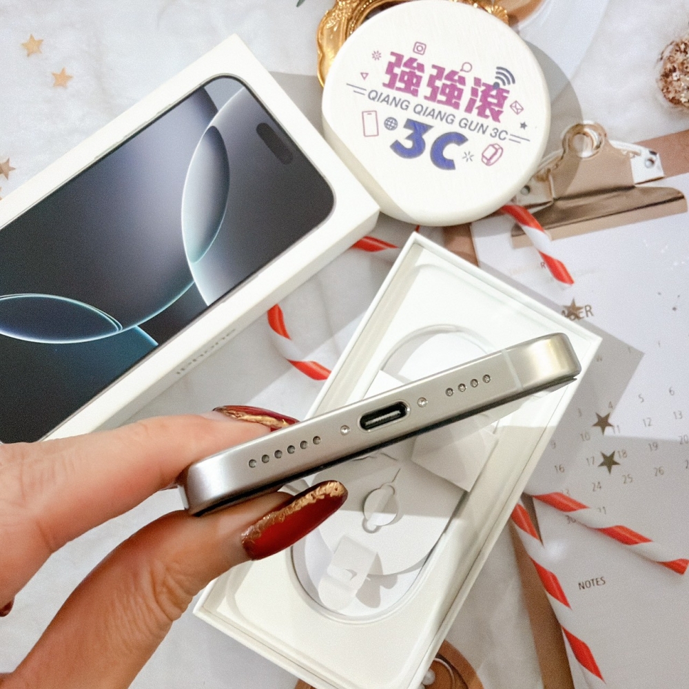 善化-二手 iPhone16 Pro Max 256G 白色 #27251（店家保固365天）