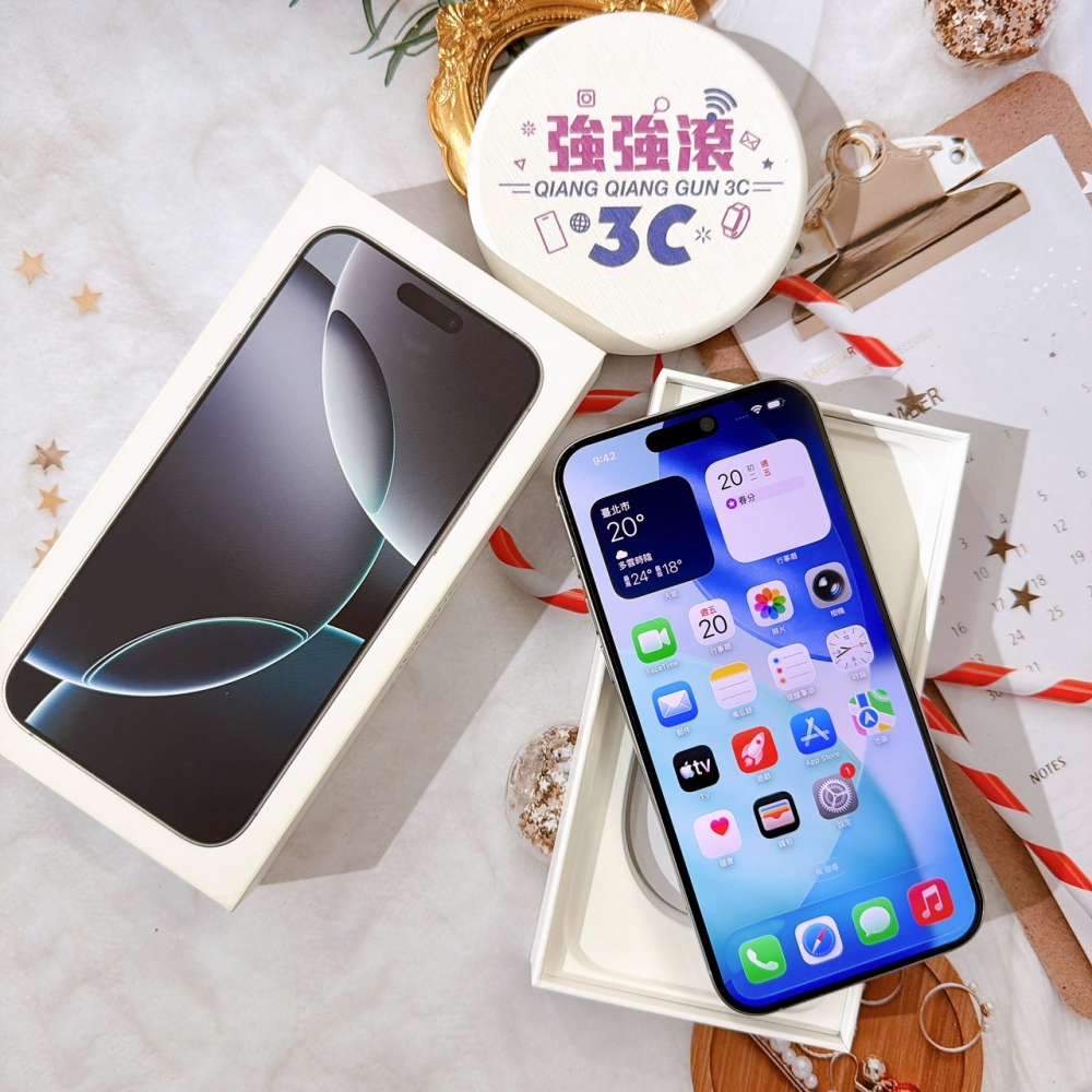 善化-二手 iPhone16 Pro Max 256G 白色 #27251（店家保固365天）