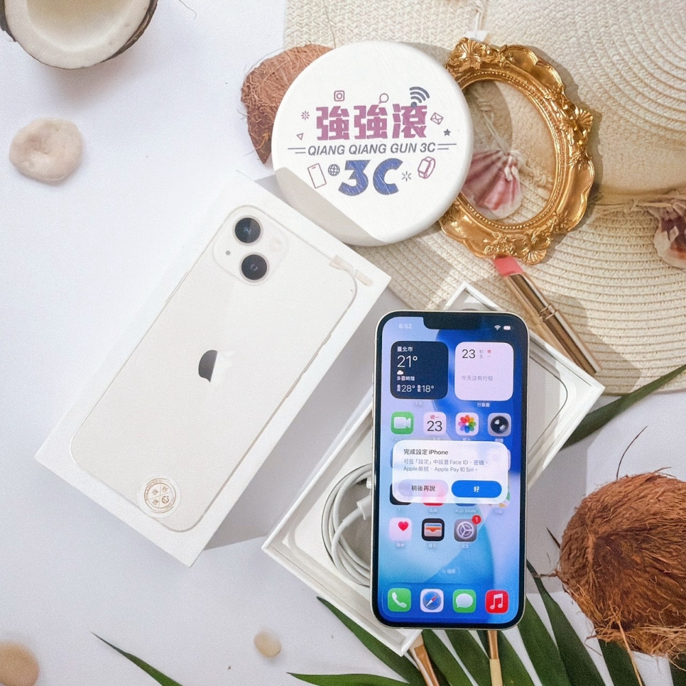 善化-二手 iPhone13 256 白色*01959 （店家保固）