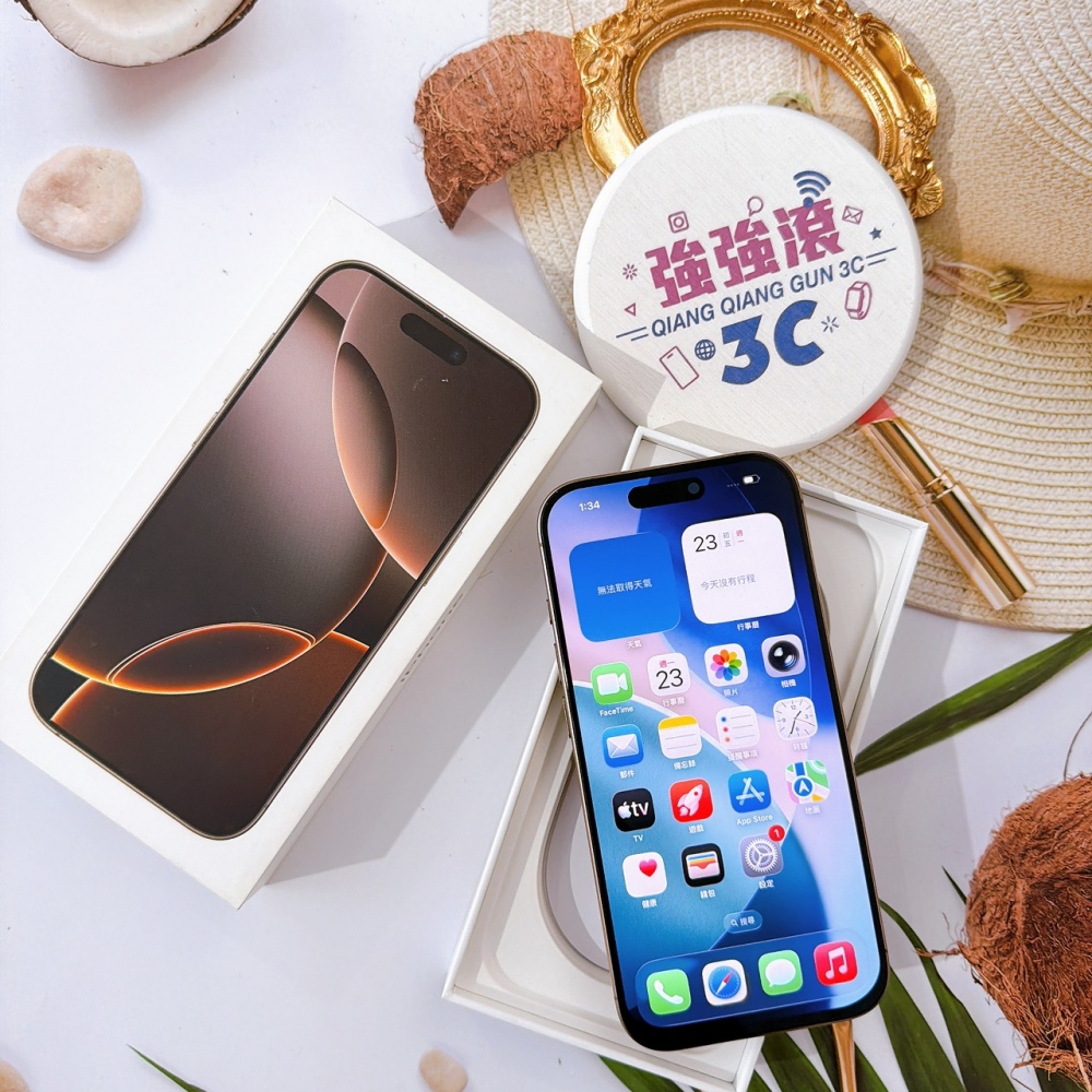 善化-二手 iPhone16 Pro 256G 金色 #76379（店家保固365天）