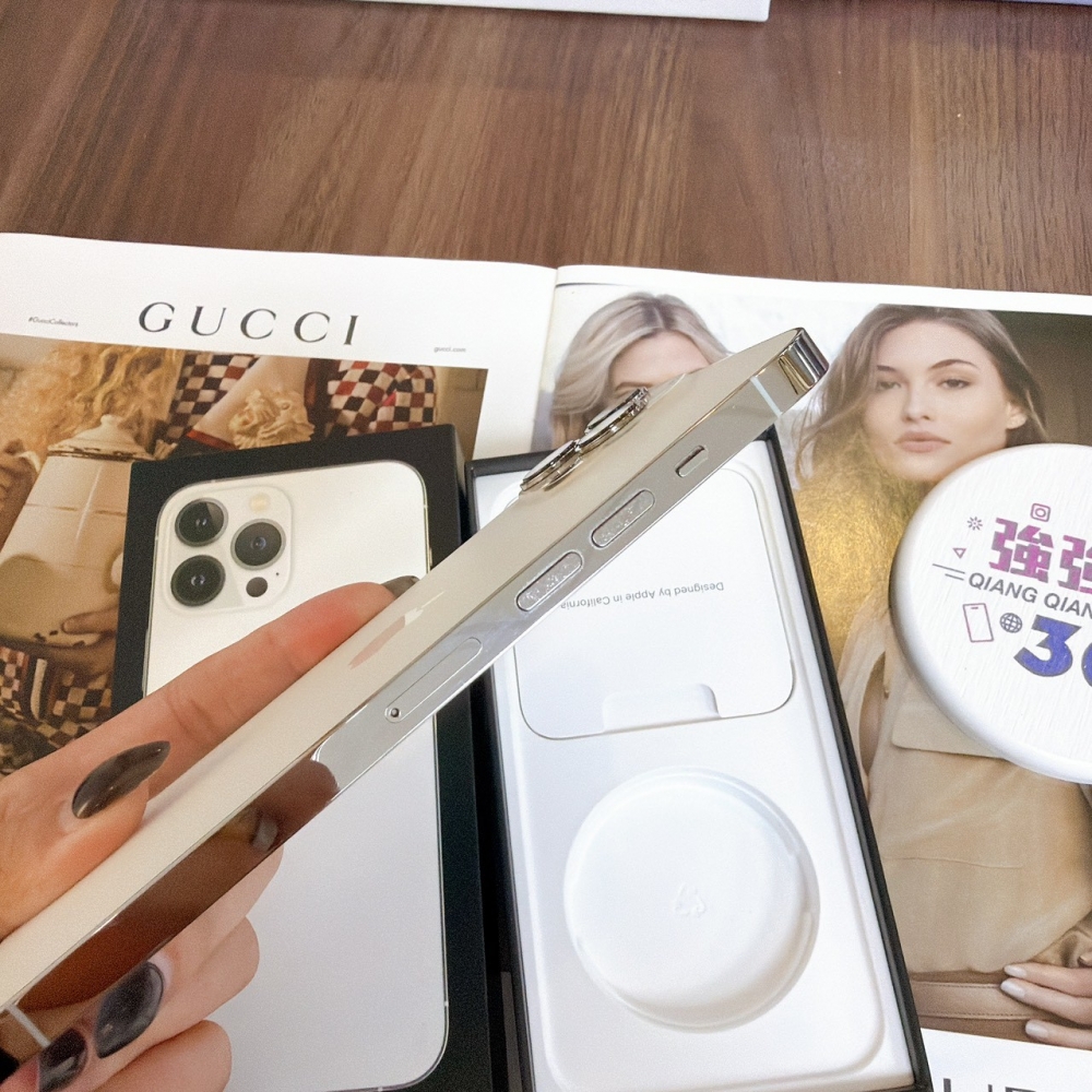 鹽行-二手 iphone 13 Pro MAX 128G 銀色 #63738（店家保365天）