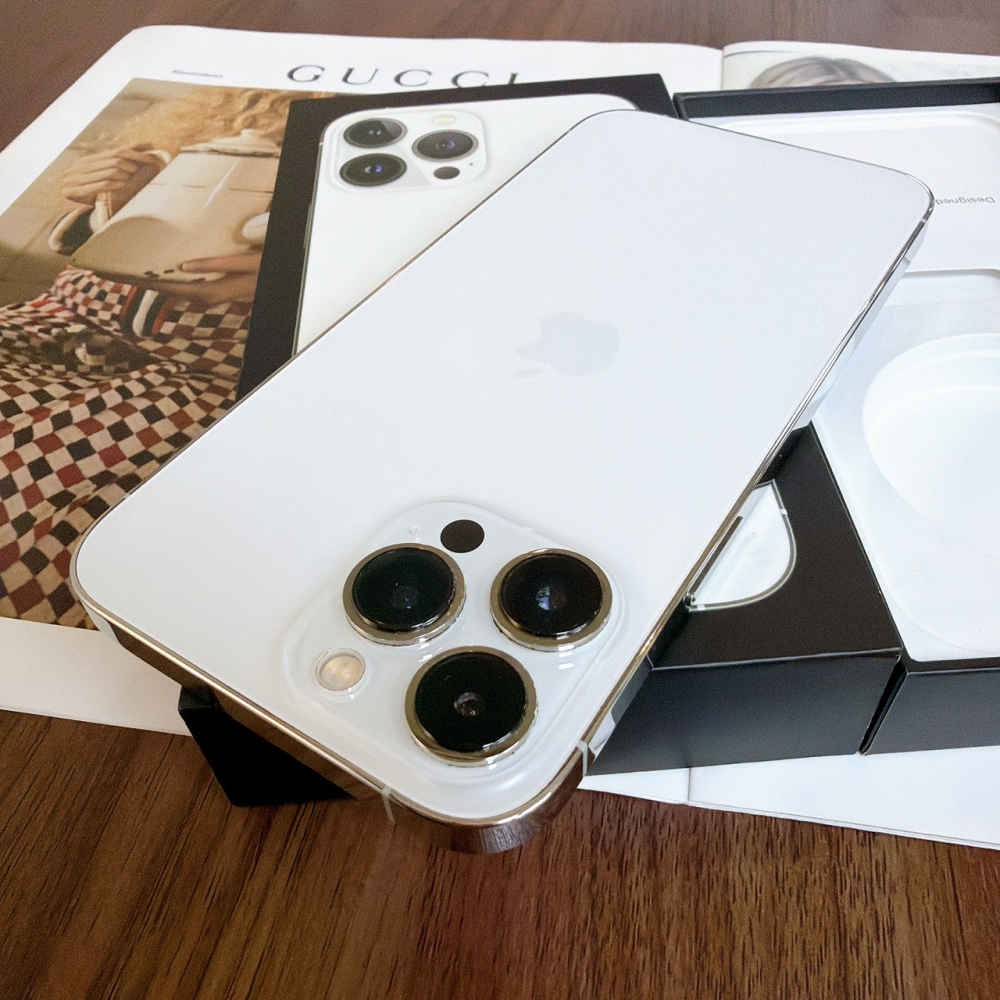 鹽行-二手 iphone 13 Pro MAX 128G 銀色 #63738（店家保365天）