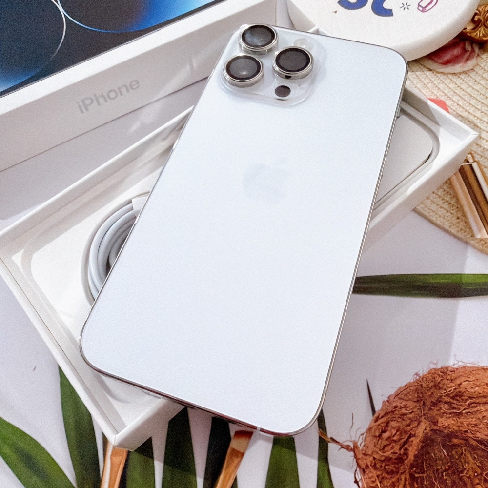 善化-二手 iPhone14 Pro MAX 256G 白色#59050（店保365天）