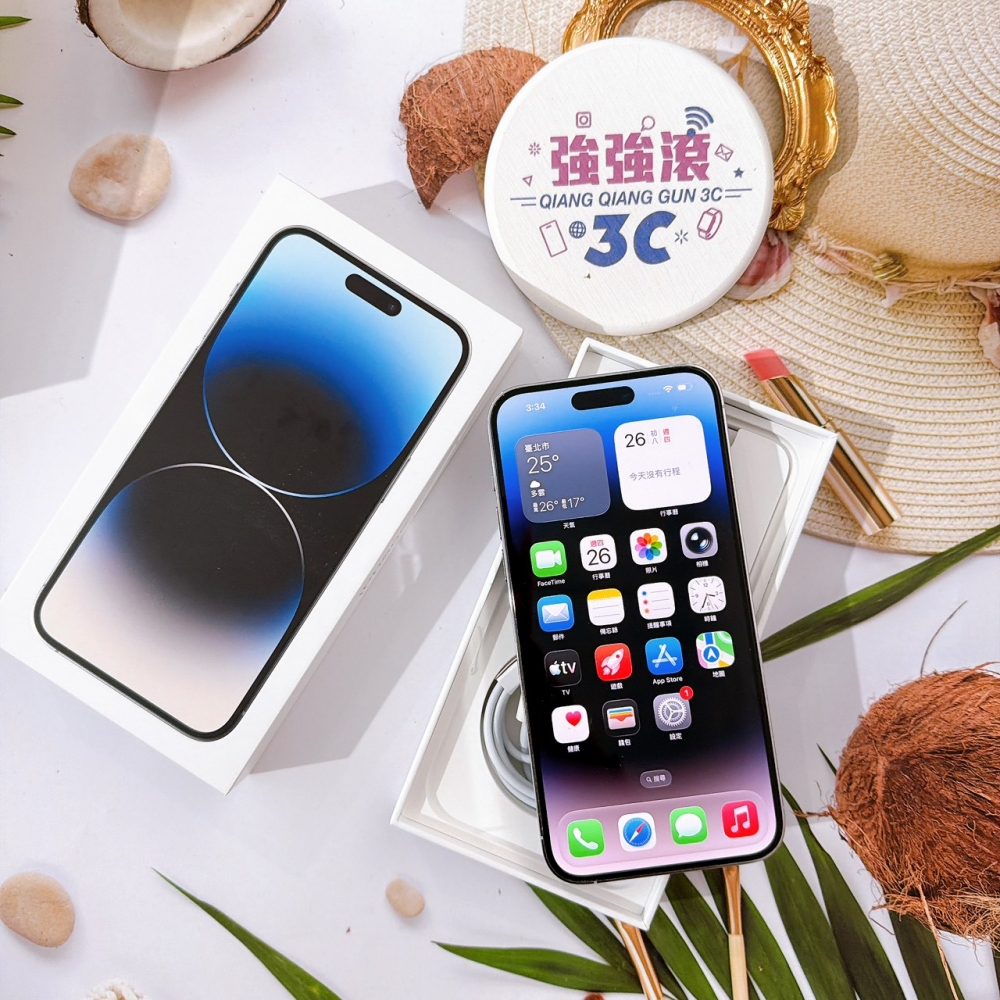 善化-二手 iPhone14 Pro MAX 256G 白色#59050（店保365天）