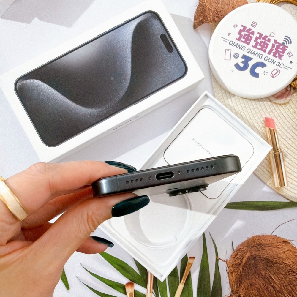 善化-二手 iPhone15 Pro Max 256G 黑色 #45797（店家保固365天）