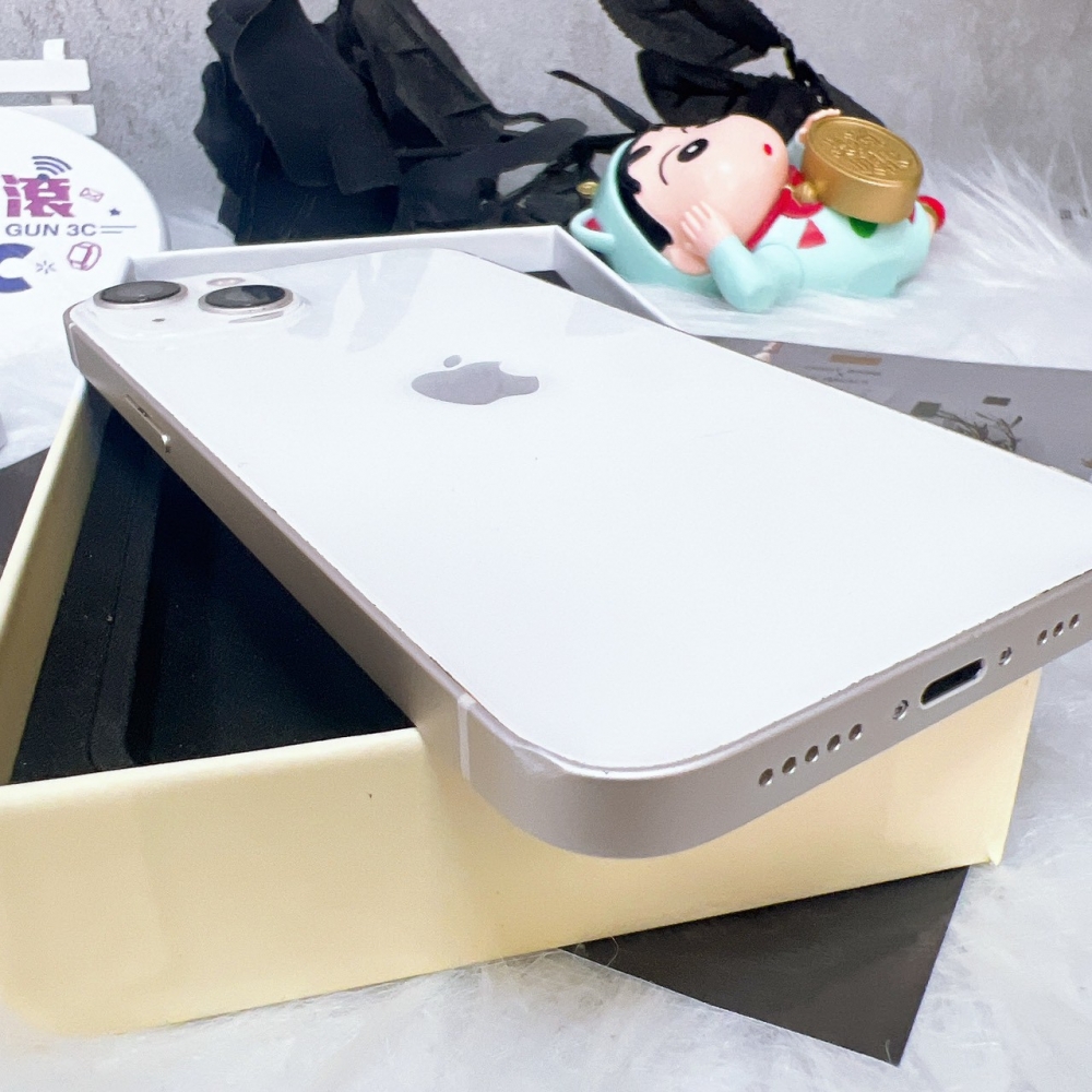  佳里-二手 iPhone13 256G 白色 #02134（店家保固365天）
