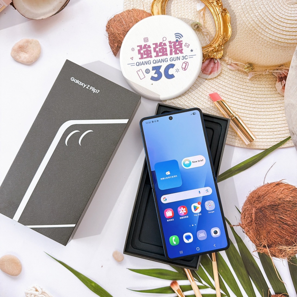 善化-二手三星 Z Flip7 12+256G 藍色*34165（原廠保固）