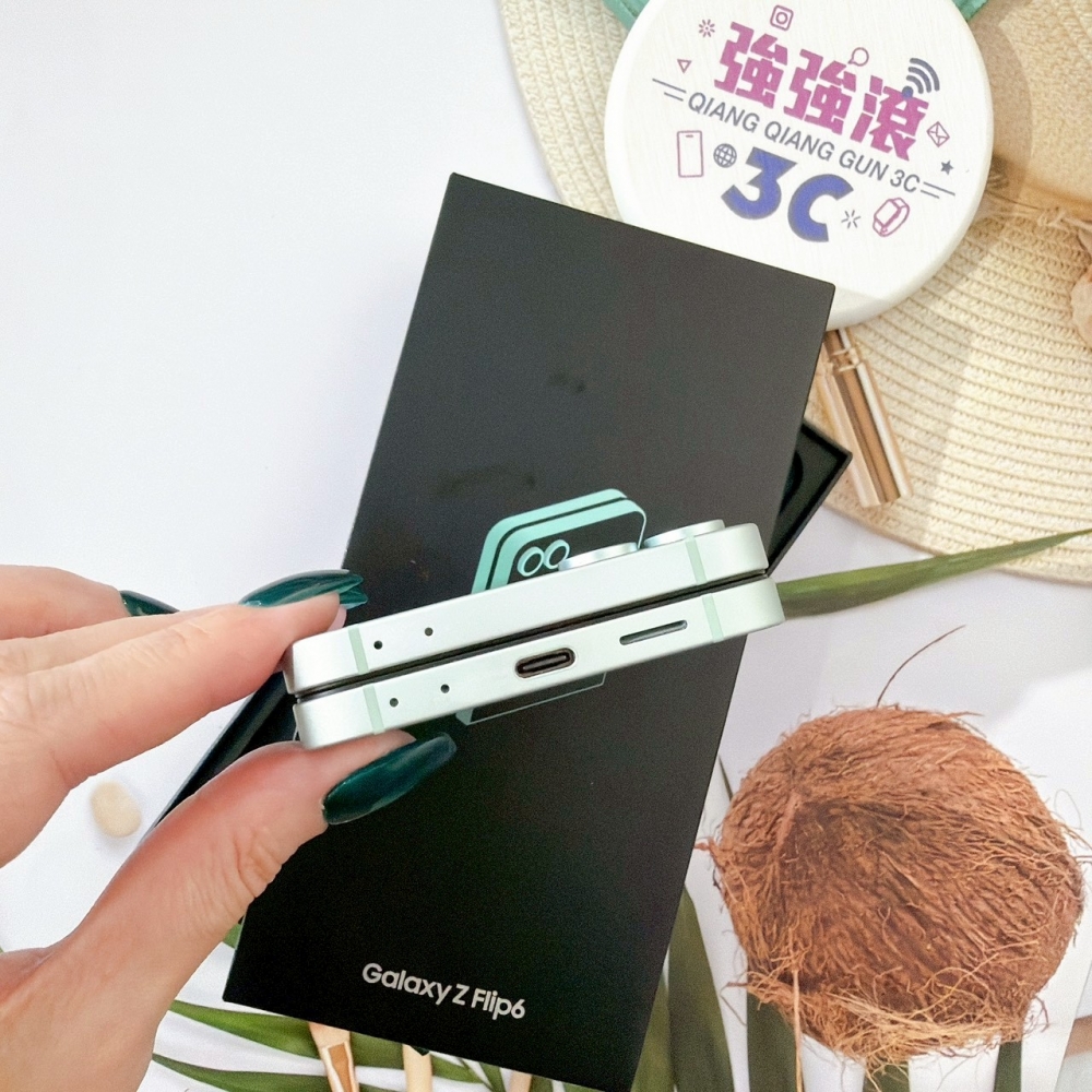 善化-二手三星Z flip6-256G綠色#35901（店家保固90天）