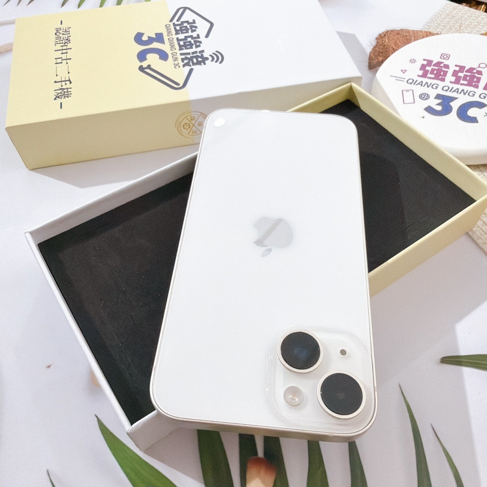 善化-二手 iPhone14 128G 白色 #04326（店家保固）