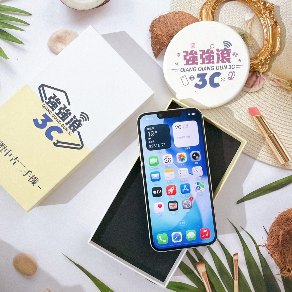 善化-二手 iPhone14 128G 白色 #04326（店家保固）