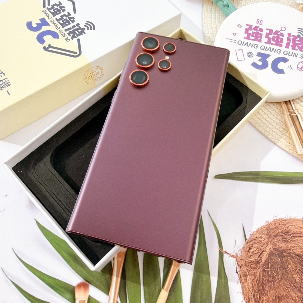 善化-二手 三星 S22Ultra 12+256G 紅色 #30570（店保90天）