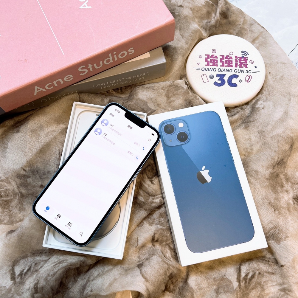 二手 iPhone13 128G 藍色*44532（店家保固）