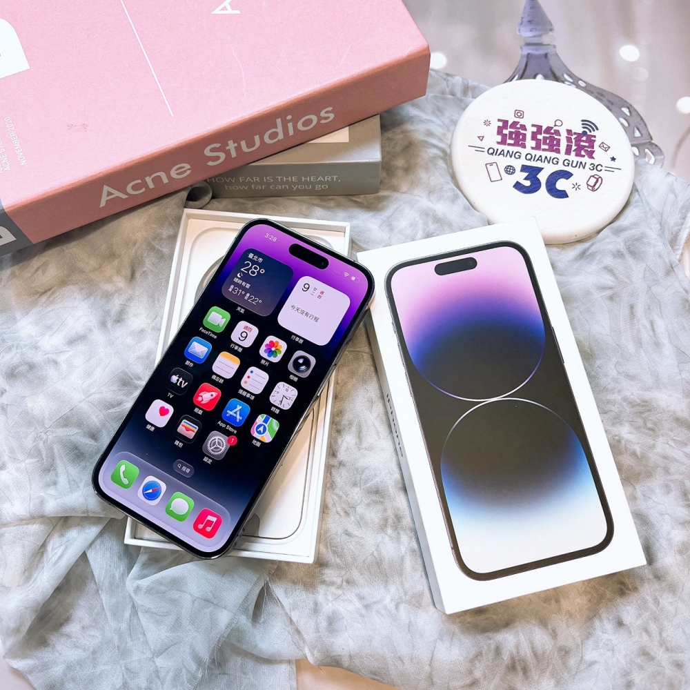二手 iPhone14Pro 128G 紫色*80351（店家保固）