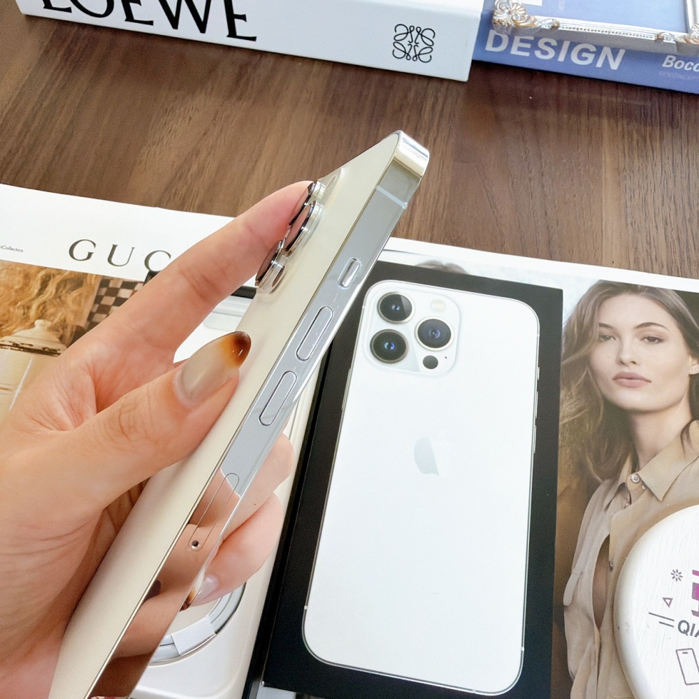 鹽行-二手 iphone 13 pro 128G 銀色 #99305（店家保固365天）
