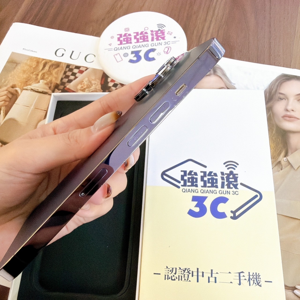 鹽行-二手 iphone 14 pro 128G 紫色 #16803(店家保固365天)