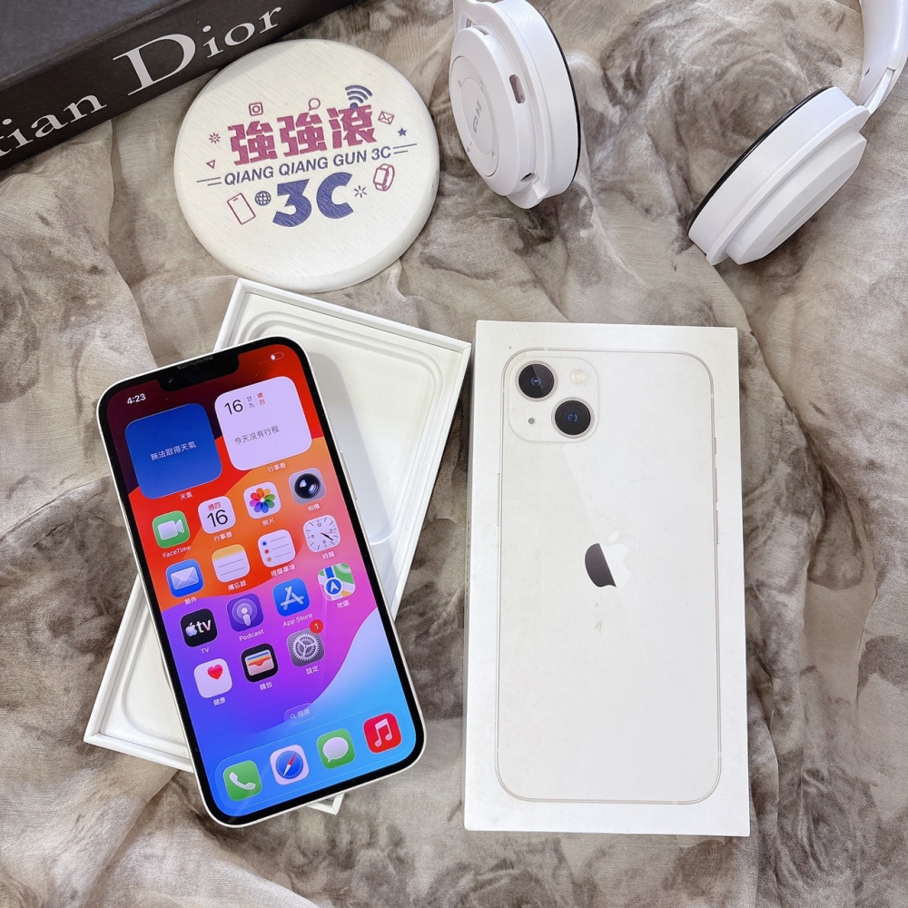 二手 iPhone13 256G 白*92752(店家保固)