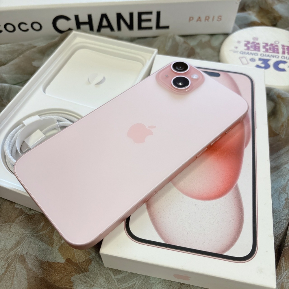 二手 iPhone15Plus 128G 粉色*27420(店家保固)