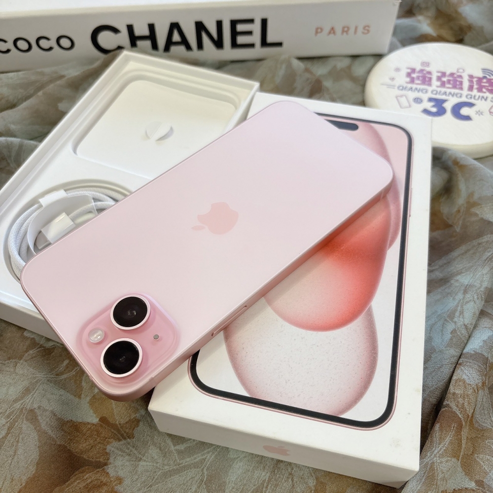 二手 iPhone15Plus 128G 粉色*27420(店家保固)