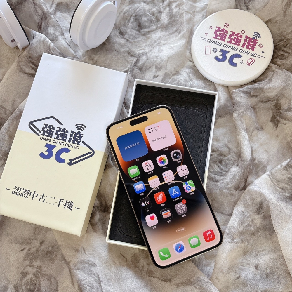 二手 iPhone14ProMax 256G 金色*94754（店家保固）