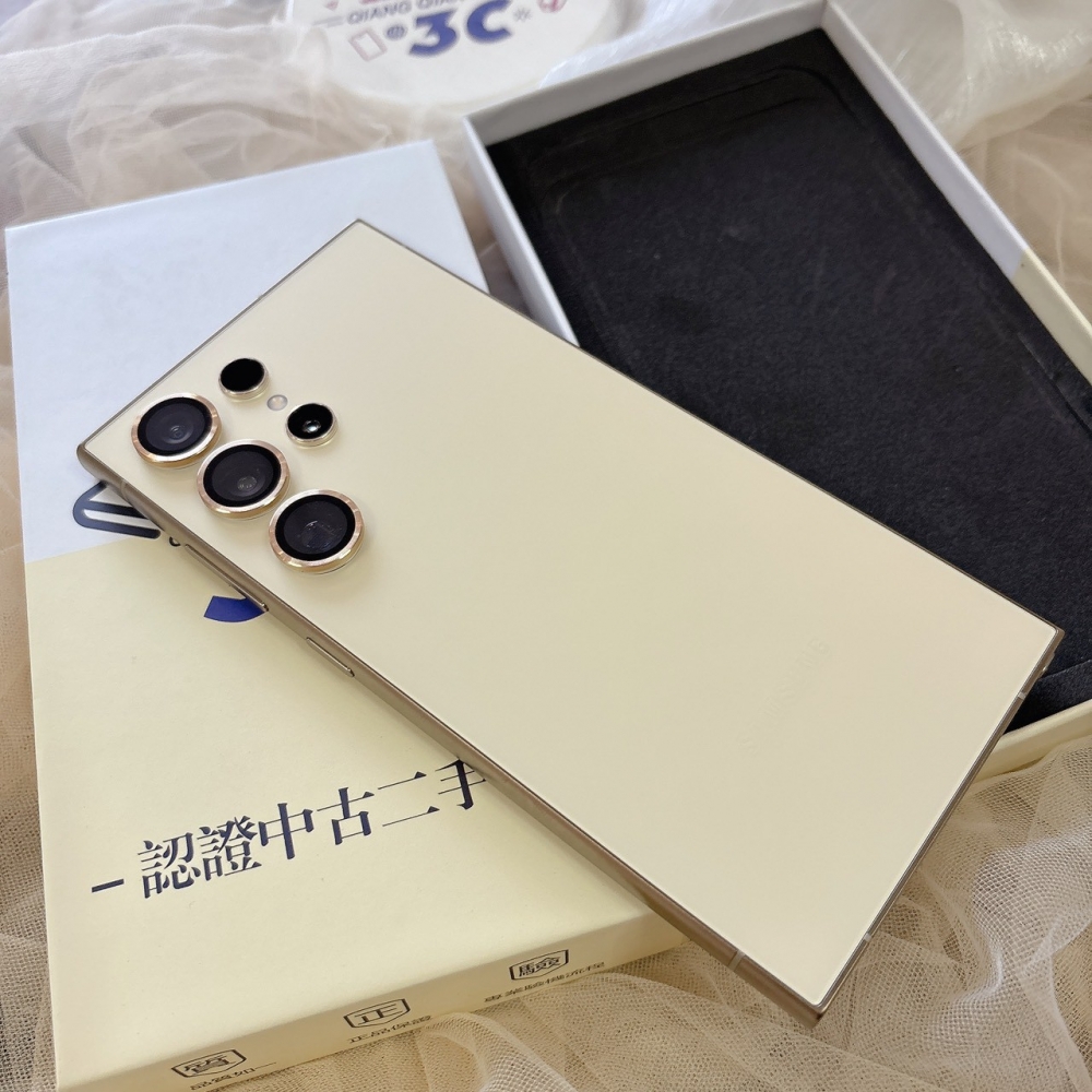 二手 三星 S24Ultra 12+512G 黃色*98516（店家保固）
