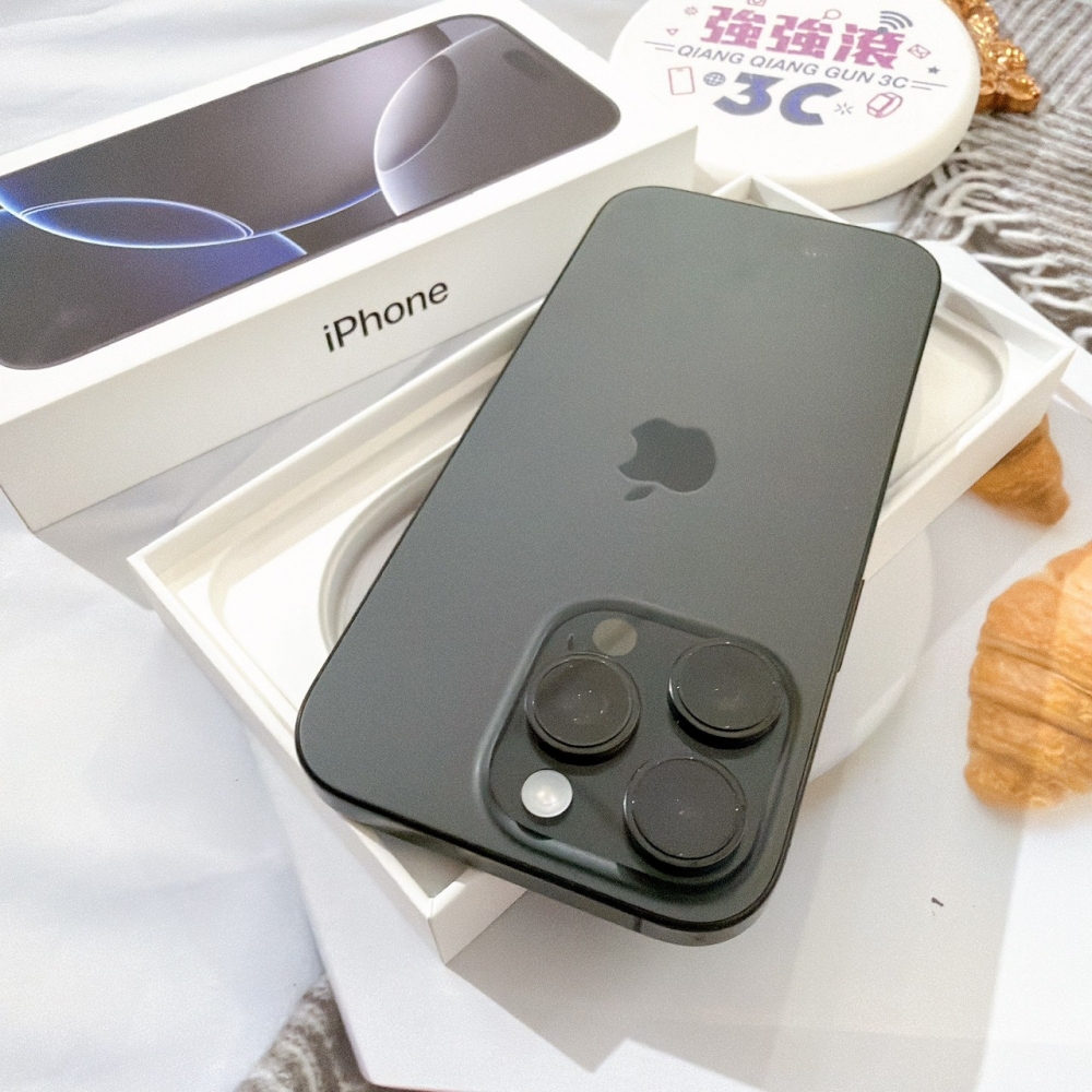 善化-二手 iPhone16 Pro 512G 黑色 #12311(店家保固365天)