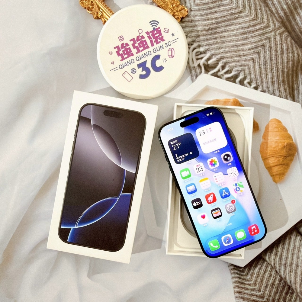 善化-二手 iPhone16 Pro 512G 黑色 #12311(店家保固365天)