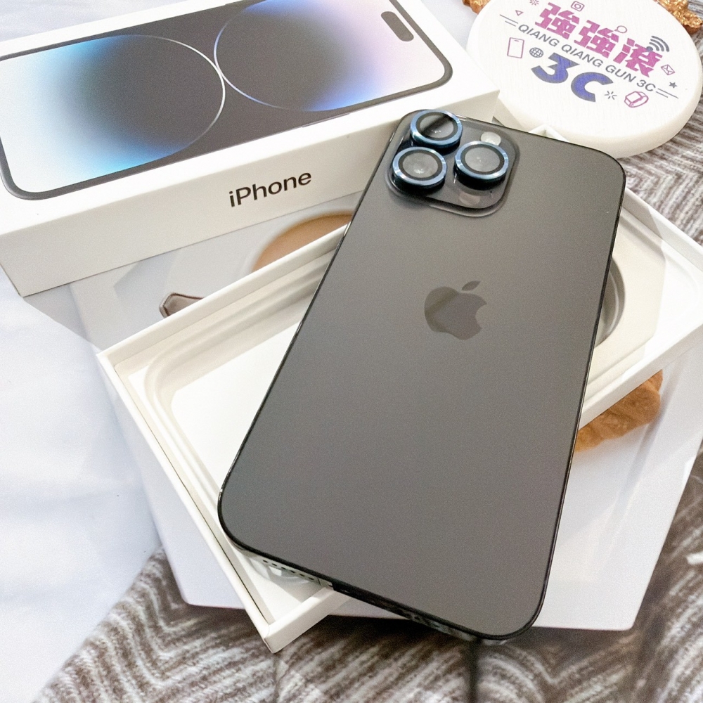 善化-二手 iPhone14ProMax 256G 黑色*20434（店家保固365天）