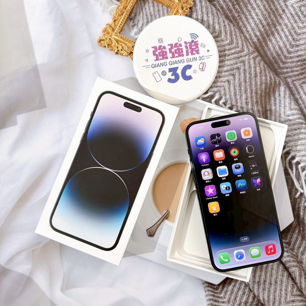 善化-二手 iPhone14ProMax 256G 黑色*20434（店家保固365天）