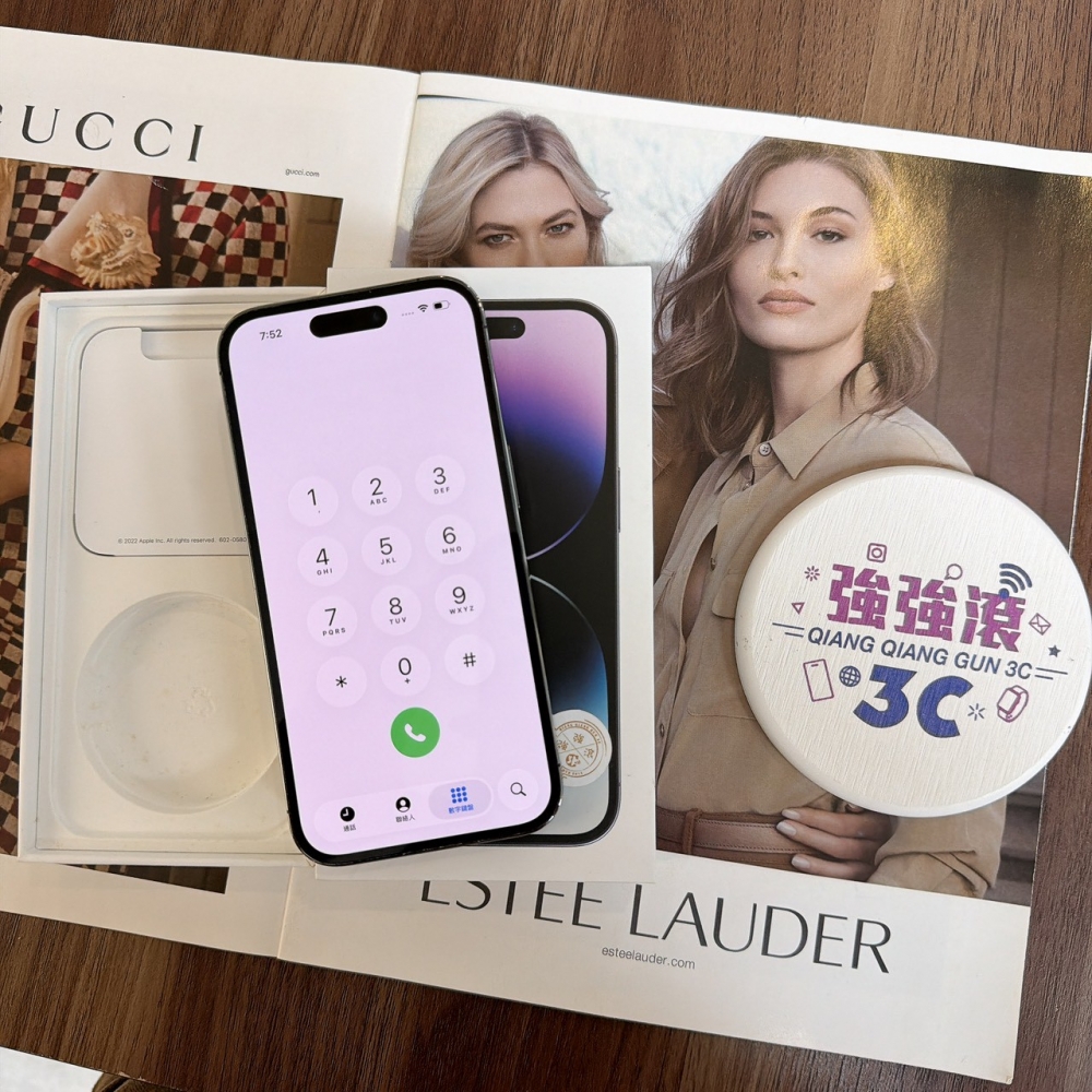 鹽行-二手 iphone 14 pro 128G 紫色 #42387（店家保固365天）