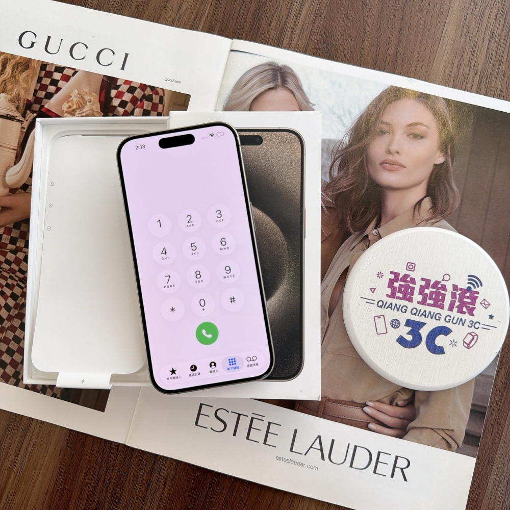 鹽行-二手 iphone 15pro 256G 原色 #96769（店家保固365天）