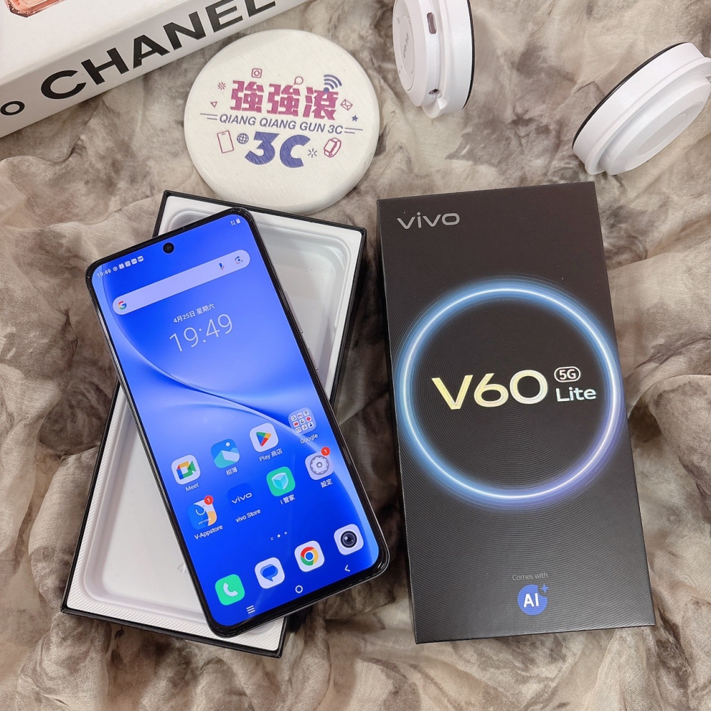 二手 Vivo V60Lite 8+256G 藍色*07915（原廠保固）